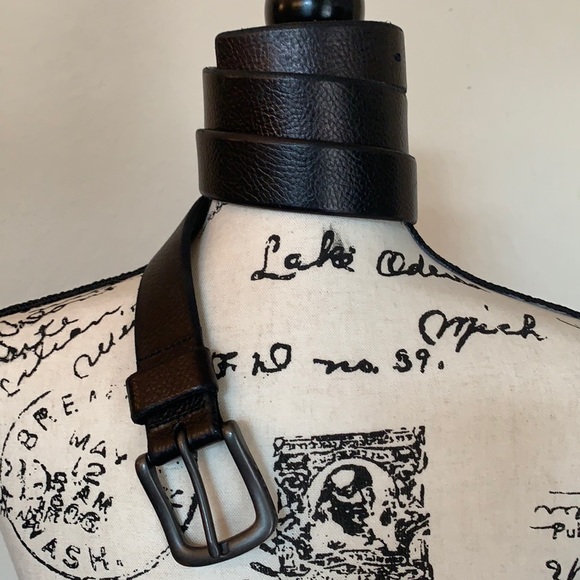 🤎Authentic Fossil Men’s Dark Brown Belt 38 🤎 - Picture 2 of 7